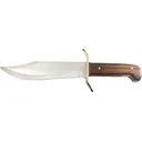 Bear & Son Gold Rush Bowie Fixed Blade Knife 7.375" Clip Point Sandvik 12C27 Satin Blade Cocobolo Handle - Bear & Son