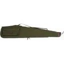 Boyt Signature Series Scoped Rifle Case 50" with Pocket and Sling Quilted Canvas with Leather Trim Green - Boyt