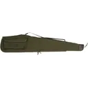 Boyt Signature Series Scoped Rifle Case 46" with Pocket and Sling Quilted Canvas with Leather Trim Green - Boyt