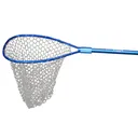 Ranger Landing Nets True Blue Series Landing Net 29-45" Telescoping Handle 20" x 20" Pear-D Hoop Clear Rubber Landing Net Blue - Ranger