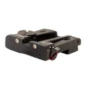 LPA TPU Rear Sight for Beretta 92, 96, 98, M9, Brigadier Steel Blue 3-Dot - L.P.A. Sights