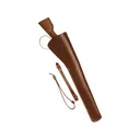 Hunter Trapper OWB Holster Ambidextrous Hunter Trapper Holster/Scabbard Winchester 1892 Mare Leg Leather Brown - Hunter