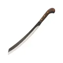 Condor Knives Duku Parang Machete 16" 1075 Natural Blade Walnut Handle - Condor Knives
