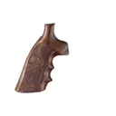 Hogue Fancy Hardwood Grips with Finger Grooves for Ruger Redhawk Checkered Cocobolo - Hogue