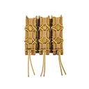 High Speed Gear Triple MOLLE Extended Pistol Shingle Magazine Pouch Nylon Coyote Brown - High Speed Gear