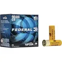 Federal Top Gun 20 Gauge Ammo 2-3/4" #9 Lead Shot 7/8 oz Case of 250 (10 Boxes of 25) - Federal Premium
