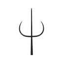 Cold Steel Tiger Fork Hunting Spear Head - Cold Steel