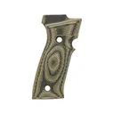 Hogue Extreme Series Grips for Sig P320 AXG Palmswell Panels Inverse Checkered G10 GMascus Green - Hogue