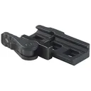 American Defense MLOK Bipod Mount with TAC Quick-Release QD-Style Mount Aluminum Black - American Defense