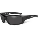 Wiley X Men's Black Ops Slay Sunglasses Matte Black Frame Smoke Gray Lens - Wiley X