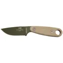 ESEE Knives Izula-II Fixed Blade Knife 2.63" Drop Point 1095 Powder Coat Blade Micarta Handle Brown with Complete Kit - Esee Knives