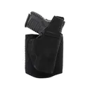 Galco Ankle Lite Ankle Holster Right Hand Ruger LCR Leather Black - Galco