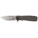 CRKT Homefront Assisted Opening Pocket Knife 3.56" Drop Point 12C27 Sandvik Bead Blasted Blade Aluminum Handle Gray - CRKT