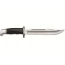 Buck Knives 120 General Fixed Blade Knife 7.375" Clip Point 420HC Satin Blade Phenolic Handle Black - Buck Knives