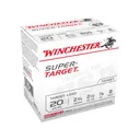 Winchester Super Target 20 Gauge Ammo 2-3/4" #8 Lead Shot 7/8 oz Case of 250 (10 Boxes of 25) - Winchester