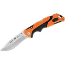 Buck Knives Pursuit Pro 659 Pocket Knife 3.625" Drop Point CPM S35VN Satin Blade Glass Reinforced Nylon (GRN) Handle Black/Orange - Buck Knives