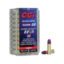 CCI Clean-22 Hyper Velocity 22LR Ammo 31 Grain Round Nose Box of 500 (10 Boxes of 50) - Cci
