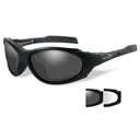 Wiley X XL-1 Advanced Changeable Series Shooting Glasses Matte Black Frame Smoke and Clear Lenses - Wiley X