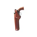 Bianchi 5BHL Thumbsnap OWB Holster Left Hand Colt Python, Ruger GP100, S&W K, L-Frame 4" Leather Tan - Bianchi Holsters