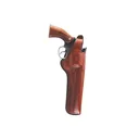 Bianchi 5BHL Thumpsnap OWB Holster Right Hand Dan Wesson 44 Magnum, Ruger Redhawk 5.5" to 6" Leather Tan - Bianchi Holsters