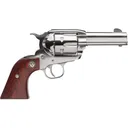 Ruger Vaquero 45 Colt (Long Colt) Revolver 3.75" Stainless Polished Barrel 6 Round Wood Grip - Ruger