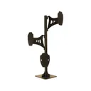 Skull Hooker Trophy Tree Pedestal Shoulder Deer Mount Display Brown - Skull Hooker