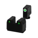 Rival Arms Night Sight Set for Sig #6 Front #8 Rear Suppressor Height 3-Dot Tritium Green with White Outline - Rival Arms