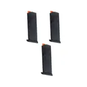 Glock Factory Magazine Gen 5 Glock 19, 26, 49 9mm Luger 15-Round Polymer Black 3PK - Glock