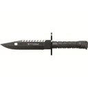 Smith & Wesson Special Ops M-9 Bayonet 7.8" Black Spear Point 420J2 Stainless Steel Blade Nylon Handle Black - Smith and Wesson