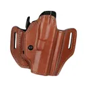 Bianchi 126 Allusion Assent Pro-Fit OWB Holster Right Hand Glock 26, 27, 30, Springfield XDS 3.3", S&W M&P Compact Leather Tan - Bianchi Holsters