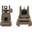 Magpul MBUS Gen 3 Flip-Up Front and Rear Sight Set AR-15 Polymer Flat Dark Earth - Magpul Industries