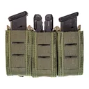 High Speed Gear NTOA Duty Triple Pistol Taco Pistol Magazine Pouch Nylon Olive Drab - High Speed Gear