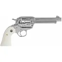 Ruger Bisley Vaquero 357 Magnum Revolver 5.5" Stainless Barrel 6 Round Ivory Grip - Ruger