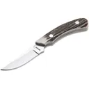 Boker Knives Cowboy Crossdraw Fixed Blade Knife 2.875" Drop Point 440C Satin Blade Bone Handle Brown - Boker