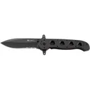 CRKT M21-14SF Folding Knife 3.99" Partially Serrated Spear Point AUS-8 Stainless Titanium Nitride Blade Aluminum Handle Black - Crkt