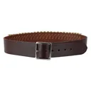Hunter Revolver Cartridge Belt 2" 45 Caliber 25 Loops Leather Antique Brown Medium - Hunter Company