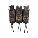 High Speed Gear Taco Triple Pistol Magazine Pouch Belt Mount Nylon MultiCam Black - High Speed Gear