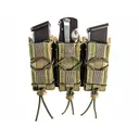 High Speed Gear Taco Triple Pistol Magazine Pouch Belt Mount Nylon Olive Drab - High Speed Gear