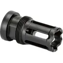 Griffin Armament Taper Mount Closed Tine Flash Hider Suppressor Mount 7.62mm 5/8"-24 Thread Steel Black - Griffin Armament