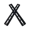 Salmon River Solutions Tactical Arca Rail 10" M-LOK and 10-32 Attachments Aluminum Black - Salmon River Solutions