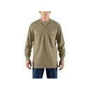 Carhartt Men's FR Force Loose Fit Midweight Long Sleeve Henley Shirt Khaki 2XL Tall - Carhartt