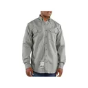 Carhartt Men's FR Loose Fit Midweight Twill Long Sleeve Shirt Gray XL Tall - Carhartt
