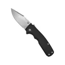 Demko Knives Shark-Cub Pocket Knife 2.5" Clip Point AUS-10 Satin Blade Glass Reinforced Nylon (GRN) Handle Black - Demko Knives