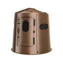 Maverick 5-Shooter GX Box Blind with Tinted Windows Brown - Maverick Blinds