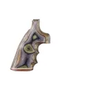 Hogue Fancy Hardwood Grips with Accent Stripe, Finger Grooves and Contrasting Butt Cap for Taurus Small Frame Lamo Camo - Hogue