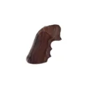 Hogue Fancy Hardwood Grips with Finger Grooves for Ruger Blackhawk, Single Six, Vaquero Checkered Pau Ferro - Hogue