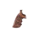 Hogue Fancy Hardwood Grips with Finger Grooves for Ruger Blackhawk, Single Six, Vaquero Checkered Rosewood Laminate - Hogue