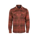 Stone Glacier Men's Timber Butte Long Sleeve Shirt Redstone Plaid Large - Stone Glacier