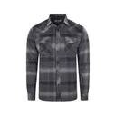 Stone Glacier Men's Timber Butte Long Sleeve Shirt Carbon Plaid Large - Stone Glacier
