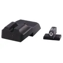 Warren Tactical Night Sight Set for 1911 Novak Cut Plain Tactical Rear, 1-Dot Tritium Front Steel Matte - Warren Tactical